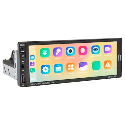 AUTOESTEREO VAK 3558 1 DIN 6.8" ANDROID CARPLAY CAMARA GPS.
