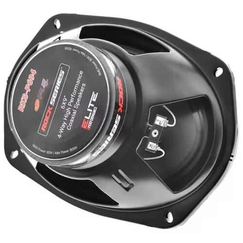 Bocinas Coaxiales Rock Series RKS-P694 280 Watts 6x9 Pulgadas 4 Vías 70 Watts RMS.