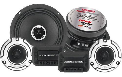 Set De Medios Profesional Rock Series RKS-P65.2PRO 1000 Watts Open Show 2 Vías Performance Series.