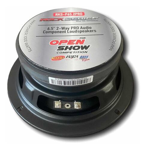 Set De Medios Profesional Rock Series RKS-P65.2PRO 1000 Watts Open Show 2 Vías Performance Series.