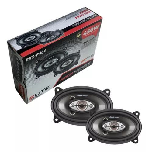 Bocinas 4x6 Pulgadas Rock Series Rks-p464 Ideal Spark 4 Vias.