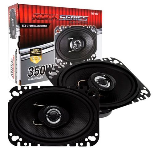 Bocina coaxial 4X6" Rock Series RKS-N462 2 Vias 4Ohms 120W.