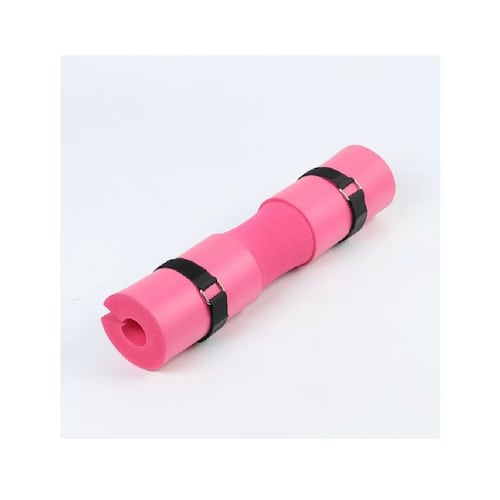 Protector De Cuello Para Levantamiento De Pesas Con Barra Rosa Roja