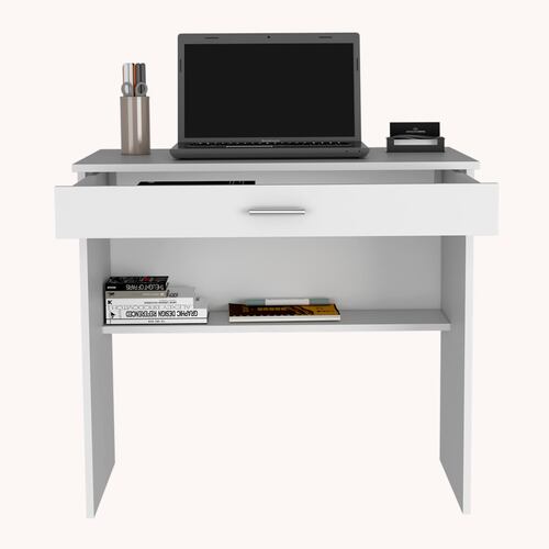 ESCRITORIO ARMABLE 80C COLOR BLANCO EXCELSIOR.