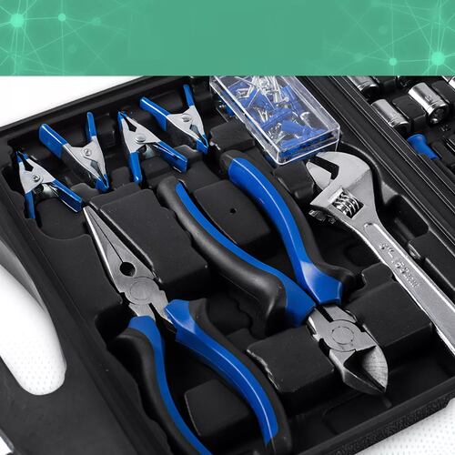Set De Herramientas Manuales Gadnic Kit Estuche 189 Piezas