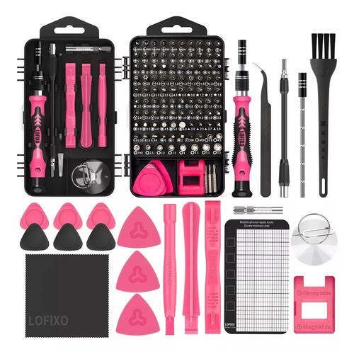 Juego Desarmador Torx Estrella Kit De Desarmadores Celulares Rosa