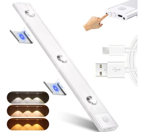 Barra De Luz Led Inteligente Con Sensor De Cuerpo Humano balnco
