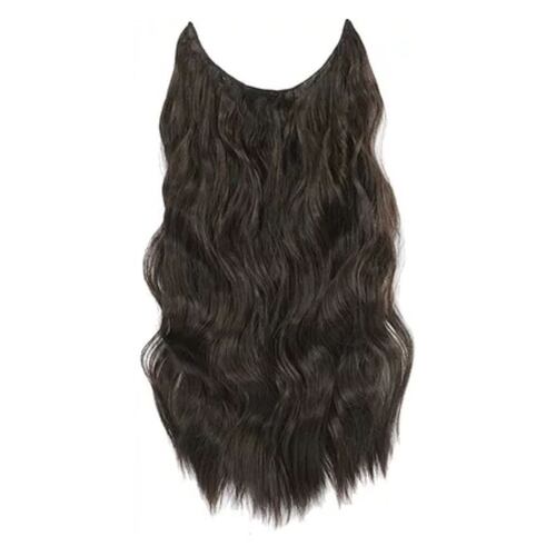 Extensiones De Cabello Cortinas Kanekalon Grapas Marrón negro