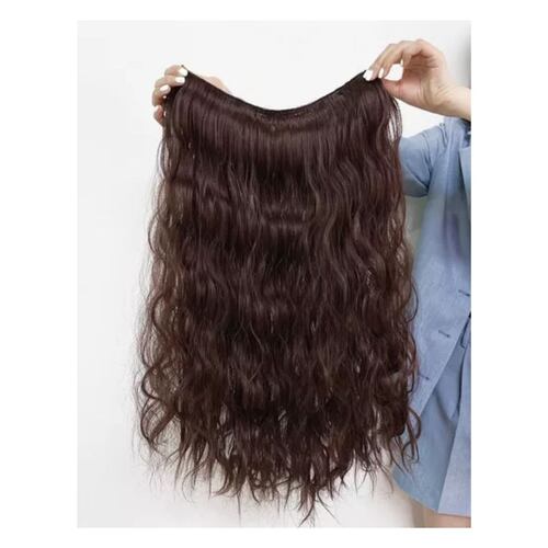 Extensiones De Cabello Cortinas Kanekalon Grapas Marrón oscuro
