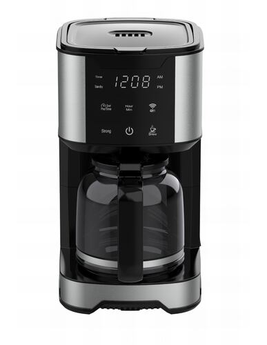 Cafetera Wifi Inteligente Smart Digital 12 Tazas Pink Garlic.