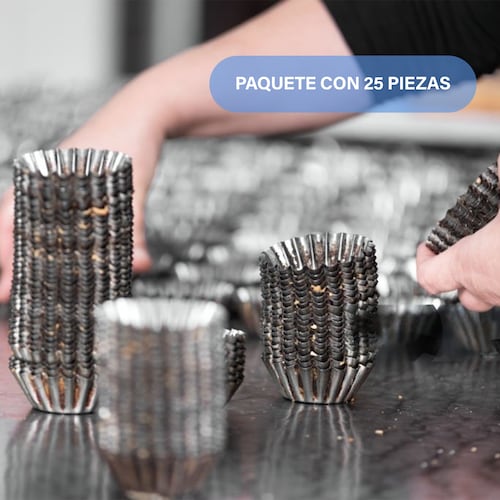 Molde Para Pay de aluminio 30 cm Paquete De 25 piezas 
