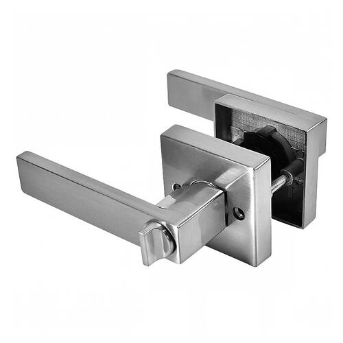Cerradura Baño Niquel Satinado Llave Puntos Castelli Yale