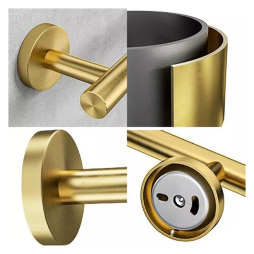 Juego De Accesorios De Baño De Acero Inoxidable Dorado, 5 Pz dorado