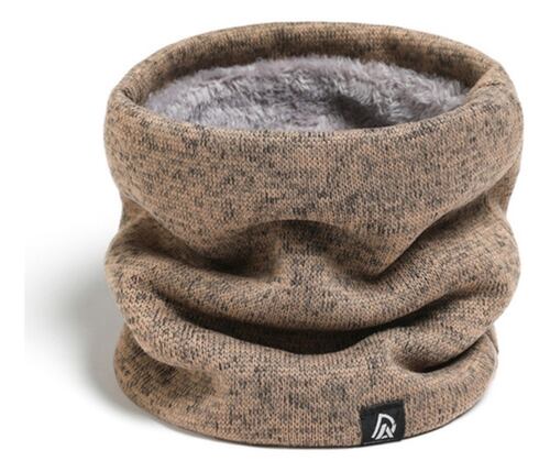 Bufanda Cuello Invierno Frío De Unisex Caballero Termico caqui