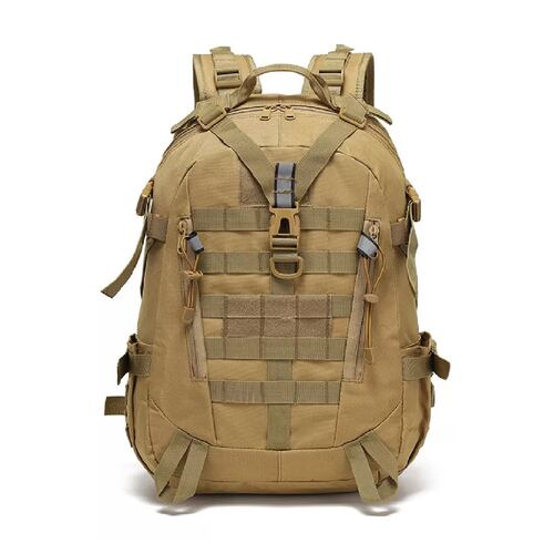 Mochila Tactica De Cámping Impermeable Gran Capacidad 45l Caki