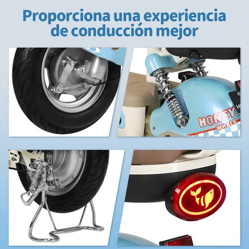 Motobici Eléctrica Honey Whale U4S Azul.