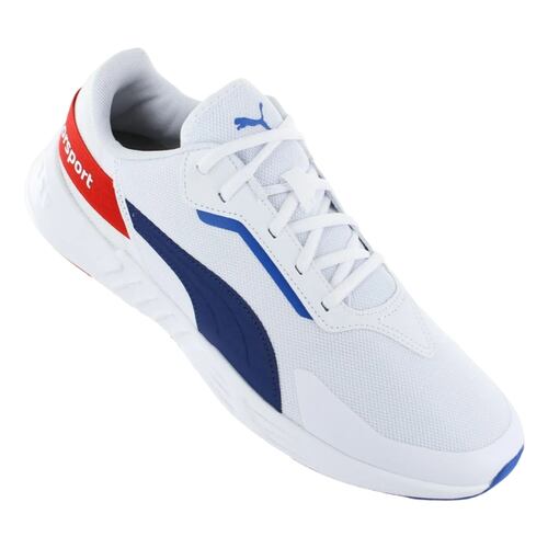 Tenis Deportivo Puma BMW MMS Tiburion Logo Blanco 307502 02.