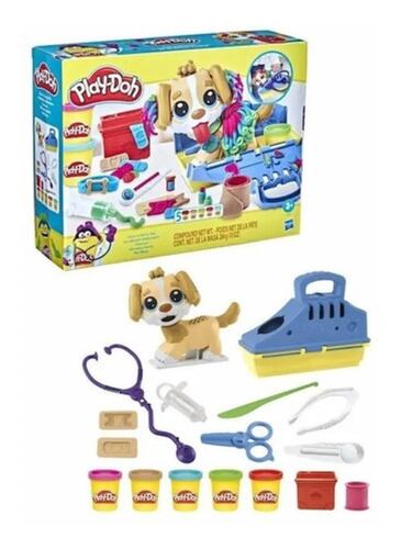 Set De Masas Hasbro Play-doh Veterinario Con Accesorios +3 