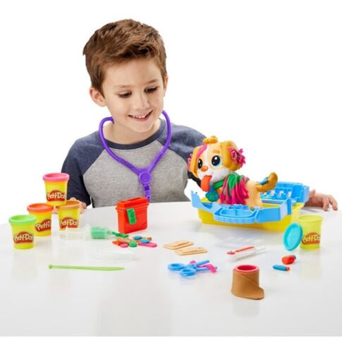 Set De Masas Hasbro Play-doh Veterinario Con Accesorios +3 
