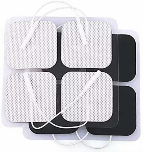 50 Electrodos Parches Para Electroestimulador  Blanco