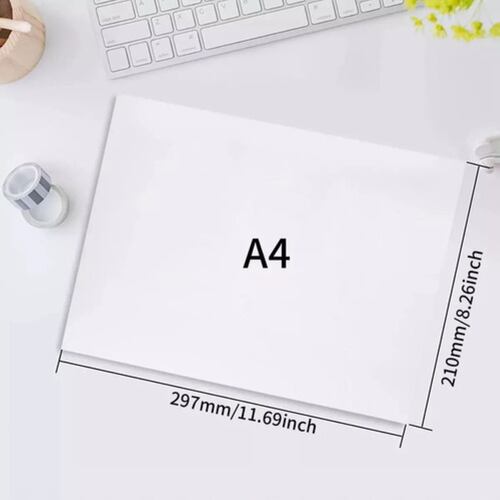 50 Hojas Vinil Imprimible Adhesivo Inkjet semitransparente