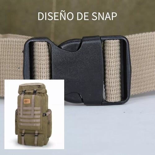 Mochila Táctica Militar Impermeable De 80l Caki