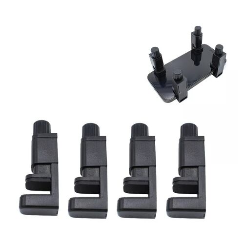 Kit 4 Pinzas Plastico Pantalla Celular Clip Sujetadora Prensa Negro