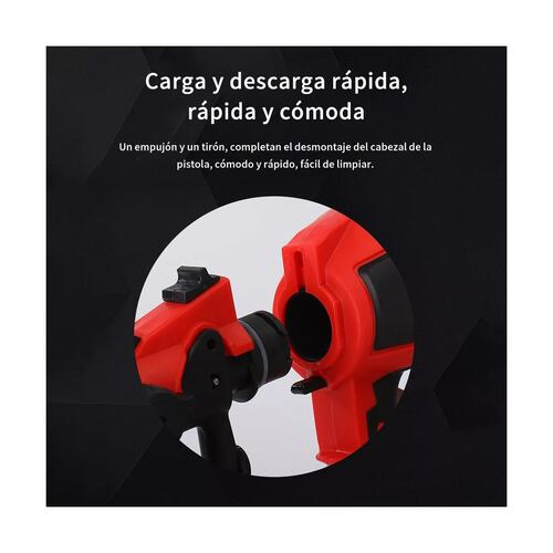 Pulverizador Inalámbrico De Batería De Litio 4000mah, 900ml Rojo