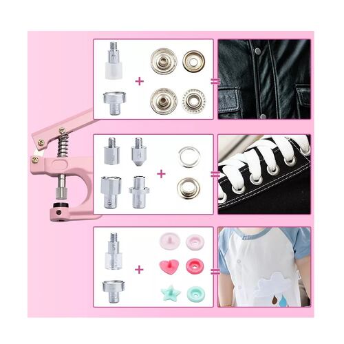 Pinza Kam Botón Presión Broche T5 27 Colores 300 Juegos