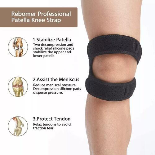 Rodillera Ajustable Para La Rodilla Soporte Para Deportes