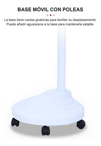 Lampara Estetica Lupa 8x Pedestal Para Tatuajes Maquillaje blanco