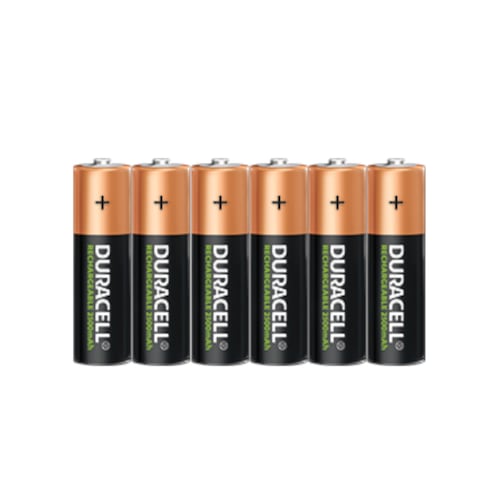 Pilas AA Recargables Duracell 2500 Mah Con 6 Piezas