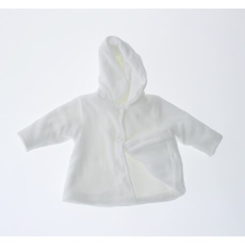 Abrigo Niña Blanco Bebe Chamarra Tejida 3599 0 A 4 Años.