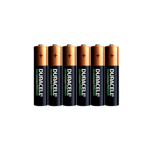 Pilas AAA Recargables Duracell 900 Mah Con 6 Piezas