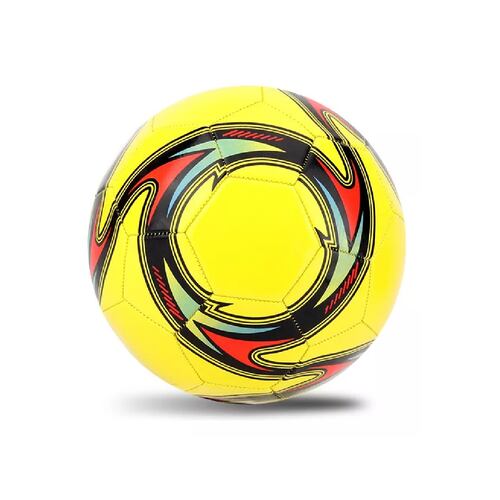 Par 2 Pcs Tamaño 5 Entrenamiento De Partidos De Fútbol De Pvc Blanco/Amarillo
