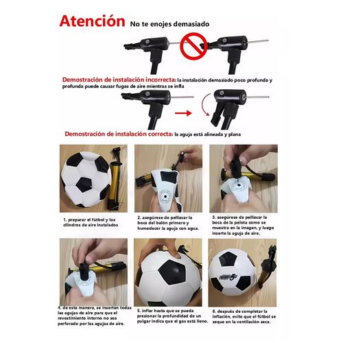 Par 2 Pcs Tamaño 5 Entrenamiento De Partidos De Fútbol De Pvc Blanco/Amarillo