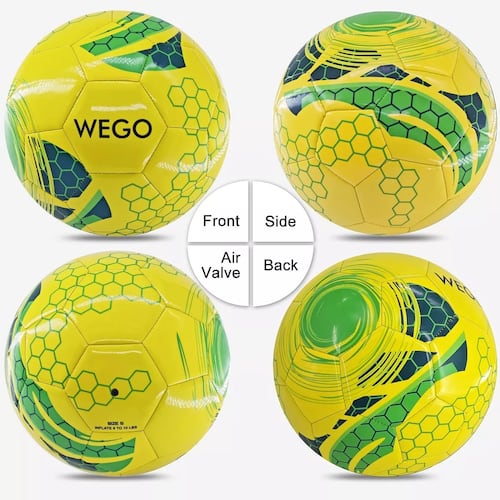 Balón Fútbol Soccer No.5 Classic Oficial Profesional Amarillo