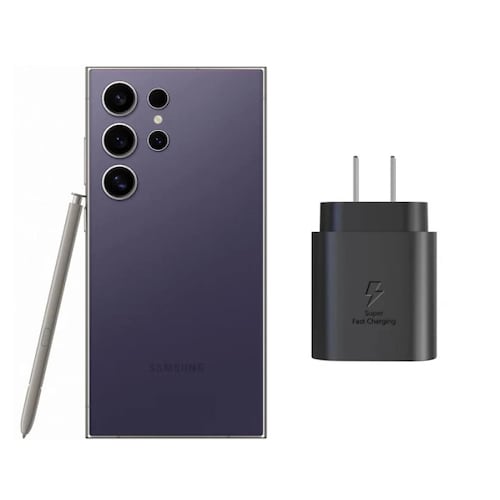 Samsung Galaxy S24 Ultra Morado 512GB Reacondicionado + Cubo Carga Rápida .
