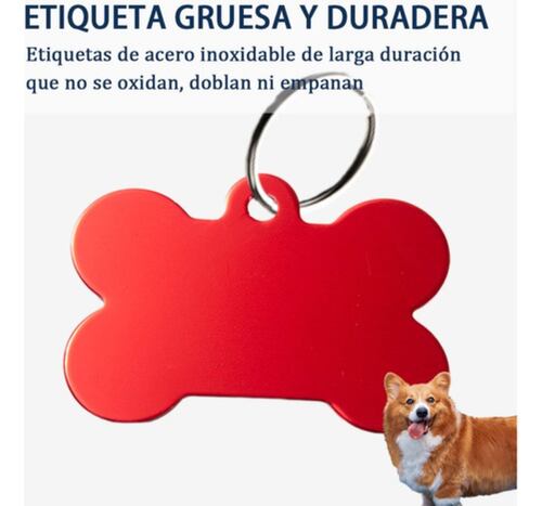 Etiquetas Identificación Para Perro, 20 Pcs Colores Mixtos