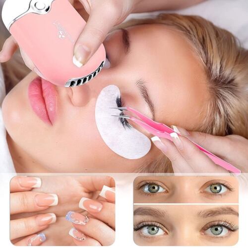 Kit De Pestañas De Visón 1x1 Para Aplicación De Extensión rOSA 