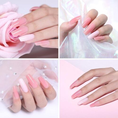 Kit Gel De Extención De Uñas Con Lámpara Uv