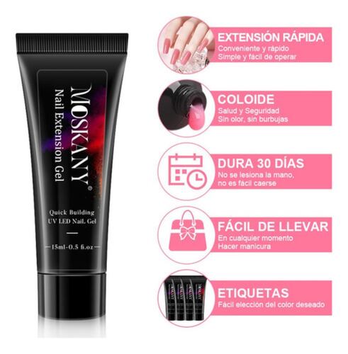 Kit De Esmalte De Uñas Uv En Gel, 54 W, Lámpara Mixed Colors Set 2