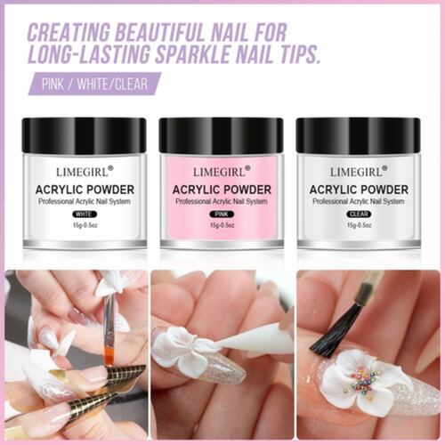 Juego De 73 Herramientas Para Uñas Acrílicas, Manicura, Base