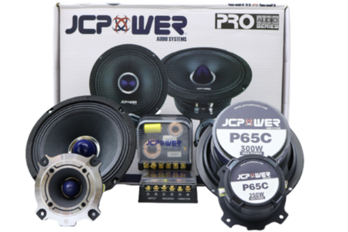Set de Bocinas JC POWER P65C 6.5 Pulg 150W RMS.