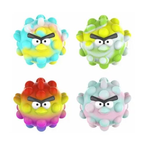 4 Pop It Juguete Anti Estrés Fidget Regalo colores