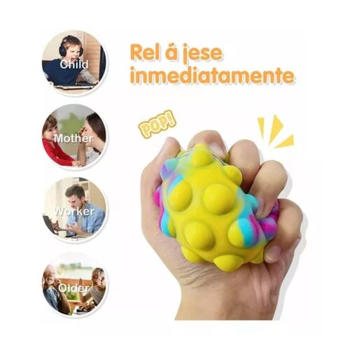 4 Pop It Juguete Anti Estrés Fidget Regalo colores