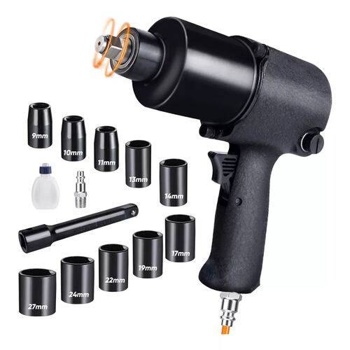 Llave De Impacto Pistola Neumática 700 N.m Profesional 1/2''