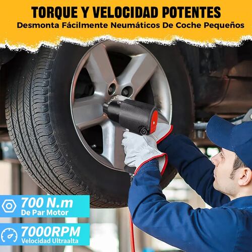 Llave De Impacto Pistola Neumática 700 N.m Profesional 1/2''