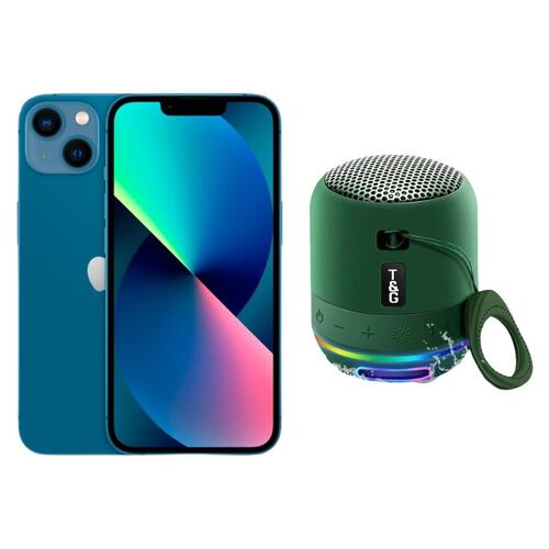 iPhone 13 512GB Azul Reacondicionado Grado A + Mini Bocina