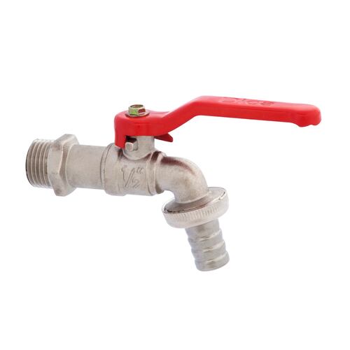 Llave Jardin 1/2 Esfera Niquelada Dica 4020